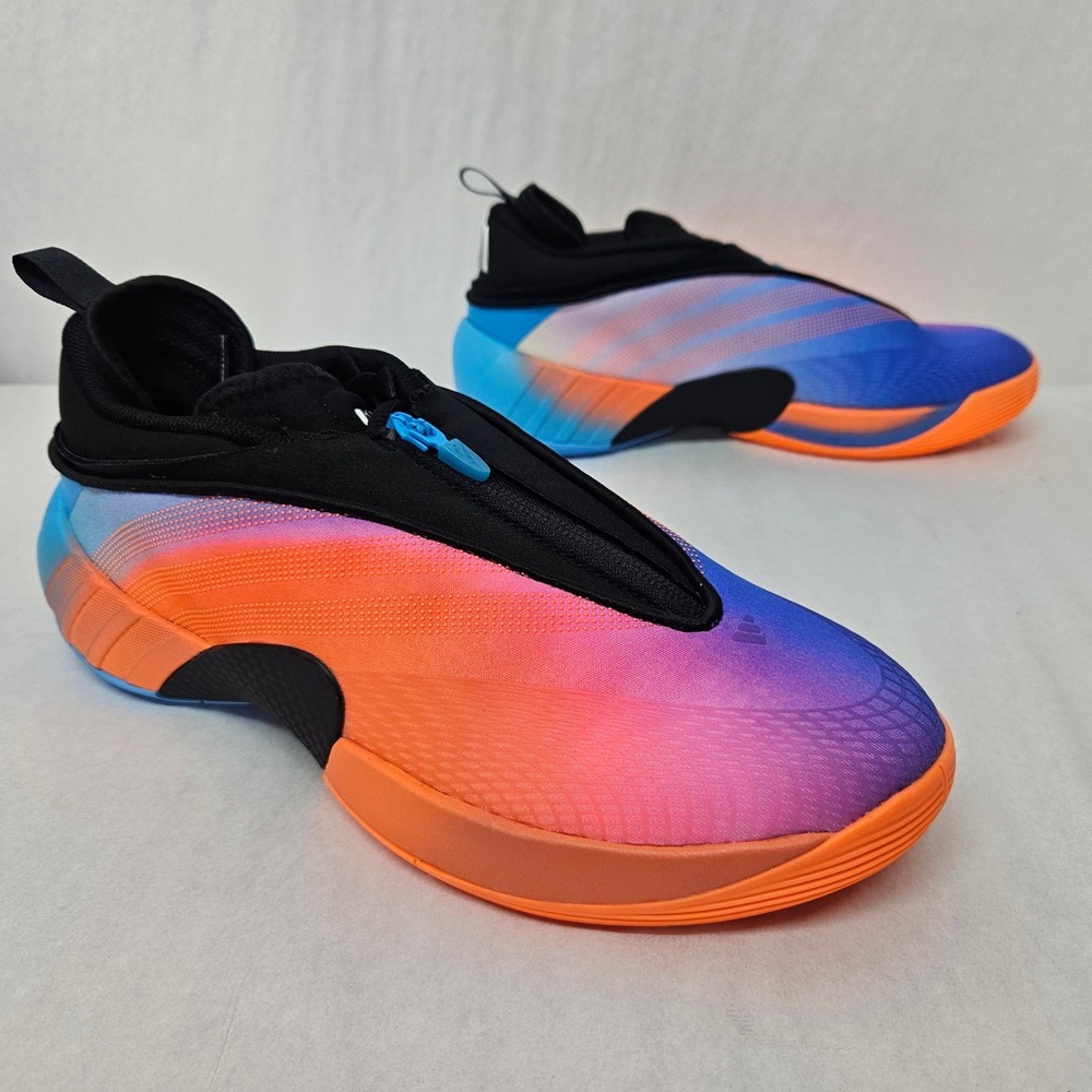 Adidas DON Issue 7 ASW Basketball Shoes KJ8989 Black Orange Blue Men's Size 8